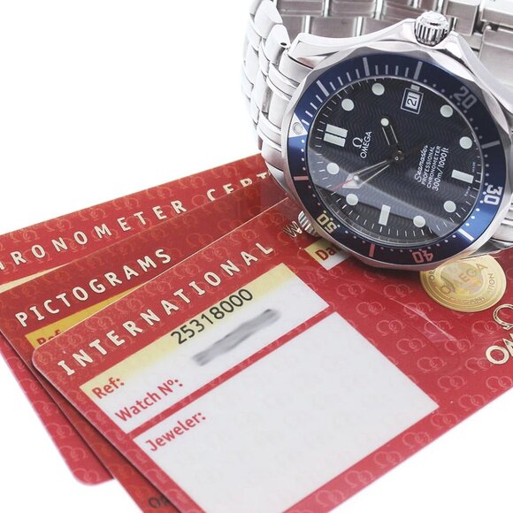 OMEGA Seamaster300 2531.80 Date Navy Dial Automatic Men's Watch_865221 - Picture 2 of 7